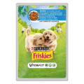 Вологий корм Purina Friskies Junior, для цуценят, шматочки в підливі з куркою і морквою, 100 г