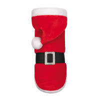 Попона Pet Fashion Santa для собак, плюш, размер M, красный Попона Pet Fashion Santa для собак, плюш, размер M, красный