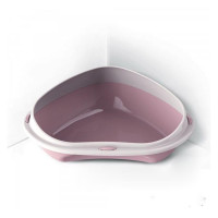 Туалет кутовий з бортиком Georplast Shuttle Corner для котів, 58×48×20.5 см, рожевий Туалет кутовий з бортиком Georplast Shuttle Corner для котів, 58×48×20.5 см, рожевий