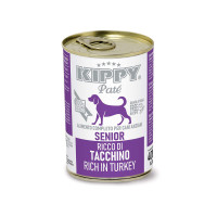 Консерви Kippy Pate Turkey Senior для зрілих собак, паштет з індичкою, 400 г Консерви Kippy Pate Turkey Senior для зрілих собак, паштет з індичкою, 400 г