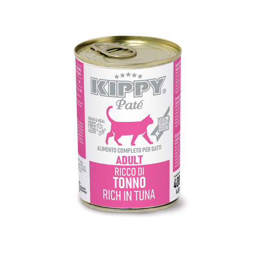 Консерви Kippy Pate Tuna Adult для дорослих котів, паштет з тунцем, 400 г