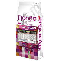 Сухий корм Monge Cat Be Wild Gr.Free для котів великих порід з 2-х місяців, з м'ясом буйвола, 10 кг Сухий корм Monge Cat Be Wild Gr.Free для котів великих порід з 2-х місяців, з м'ясом буйвола, 10 кг