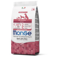 Сухий корм Monge Dog All breeds Adult для дорослих собак всіх порід, яловичина з рисом, 2.5 кг Сухий корм Monge Dog All breeds Adult для дорослих собак всіх порід, яловичина з рисом, 2.5 кг