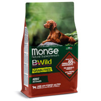 Сухий беззерновий корм Monge Dog Be Wild Gr.Free для собак, з ягням, 2.5 кг Сухий беззерновий корм Monge Dog Be Wild Gr.Free для собак, з ягням, 2.5 кг