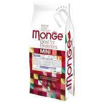 Сухий беззерновий корм Monge Dog Be Wild Gr.Free Mini для собак малих порід, з анчоусом, 17.5 кг