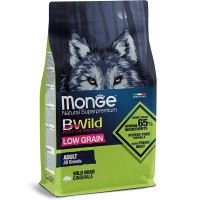 Сухий низькозерновий корм Monge Dog Be Wild Low Grain для собак, з м'ясом дикого кабана, 2.5 кг Сухий низькозерновий корм Monge Dog Be Wild Low Grain для собак, з м'ясом дикого кабана, 2.5 кг