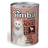 Консерви Simba Cat Wet для котів, з ягням, 415 г Консерви Simba Cat Wet для котів, з ягням, 415 г