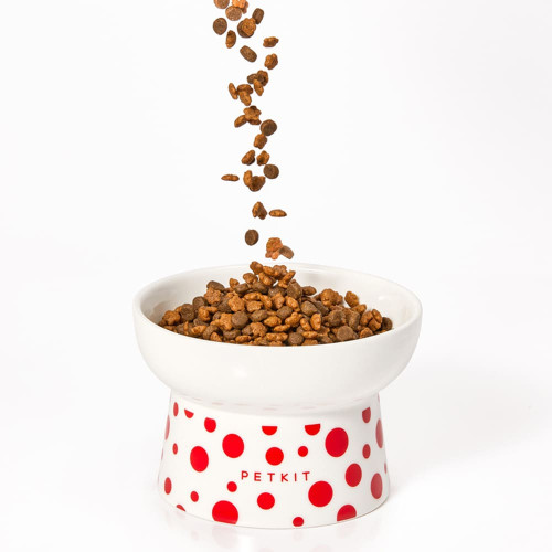 Миска Petkit Polka Dot Bowl керамічна, для собак малих порід і котів, біла, 120 мл
