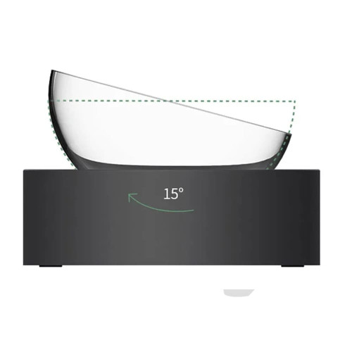Миски Petkit Fresh Nano Pet Cat One Bowl Stand металеві на підставці, для котів, чорні, 480 мл