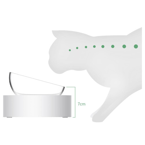 Миски Petkit Fresh Nano Pet Cat One Bowl Stand металеві на підставці, для котів, чорні, 480 мл