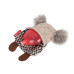 Іграшка Gigwi Plush коала з пищалкою, для собак, текстиль, 10 см
