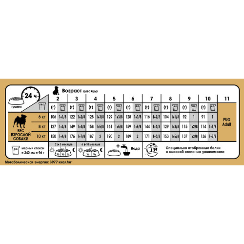 Сухий корм Royal Canin Pug Puppy для цуценят мопса до 10 місяців, 1.5 кг + контейнер у подарунок