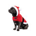 Попона Pet Fashion Santa для собак, плюш, розмір M, червоний