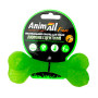 Іграшка AnimAll Fun кістка для собак, люмінесцентна, 12 см, зелена