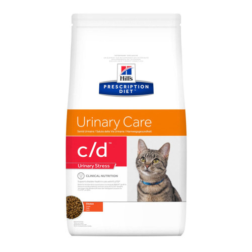 Сухий корм Hill's Prescription Diet Feline c/d Urinary Stress, для котів з ідіопатичним циститом, з куркою, 1.5 кг