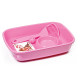 Комплект Georplast Welcome Starter Kit For Kitten для кошенят, 37×27×8.5 см, рожевий