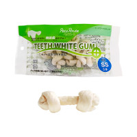 Жувальні ласощі Petz Route Teeth White Gum, кістка для чищення зубів, для собак, SS, 5×88 г