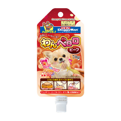 Рідкі ласощі DoggyMan Creamy Chicken Puree, вершкове пюре з куркою, для собак, 70 г