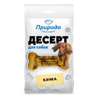 Ласощі Природа Десерт для собак, з качкою, 550 г Ласощі Природа Десерт для собак, з качкою, 550 г