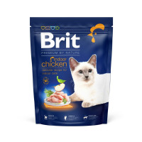 Сухий корм Brit Premium By Nature Indoor для дорослих котів, що мешкають у приміщенні, з куркою, 300 г Сухий корм Brit Premium By Nature Indoor для дорослих котів, що мешкають у приміщенні, з куркою, 300 г