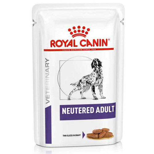 Вологий корм Royal Canin Neutered Adult Dog для дорослих кастрованих собак, шматочки в соусі, 85 г
