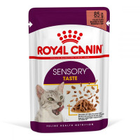 Вологий корм Royal Canin Sensory Taste Gravy для котів вибагливих до смаку, шматочки в соусі, 85 г