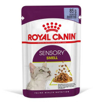 Вологий корм Royal Canin Sensory Smell Jelly для котів вибагливих до аромату, шматочки в желе, 85 г Вологий корм Royal Canin Sensory Smell Jelly для котів вибагливих до аромату, шматочки в желе, 85 г