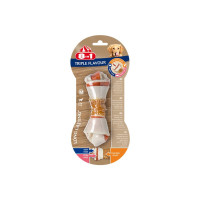 Лакомство для собак 8in1 Triple Flavour жевательная кость, M, с мясом, 1 шт
