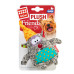 М'яка іграшка GiGwi Plush, для собак, плюшевий ведмідь, з пищалкою, 10 см