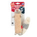 М'яка іграшка GiGwi Plush, для собак, плюшевий єнот, з пищалкою, текстиль, 17 см