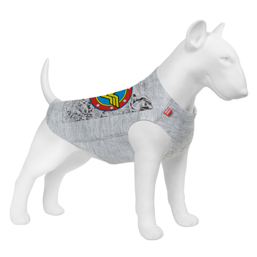 Майка WAUDOG Clothes для собак, малюнок "Диво-жінка комікс", S35