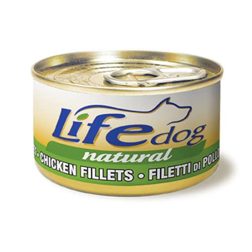 Консерва LifeDog Chicken Fillets для собак від 6 місяців, з курячим філе, 90 г