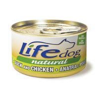 Консерва LifeDog Duck And Chicken для собак від 6 місяців, качка з курятиною та овочами, 90 г Консерва LifeDog Duck And Chicken для собак від 6 місяців, качка з курятиною та овочами, 90 г