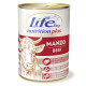 Консерва LifeDog Nutrition Plus Beef Chunks для собак від 6 місяців, із шматочками яловичини, 400 г