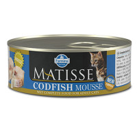 Вологий корм Farmina Matisse Cat Mousse Codfish для дорослих котів, з тріскою, 85 г