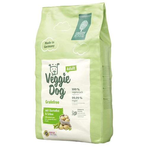 Сухий корм Green Petfood VeggieDog Grainfree Adult Potato&Pea для дорослих собак, картопля з горохом, 900 г