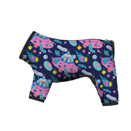 Дощовик Waudog Clothes для собак, малюнок "Рік і Морті 1", M45