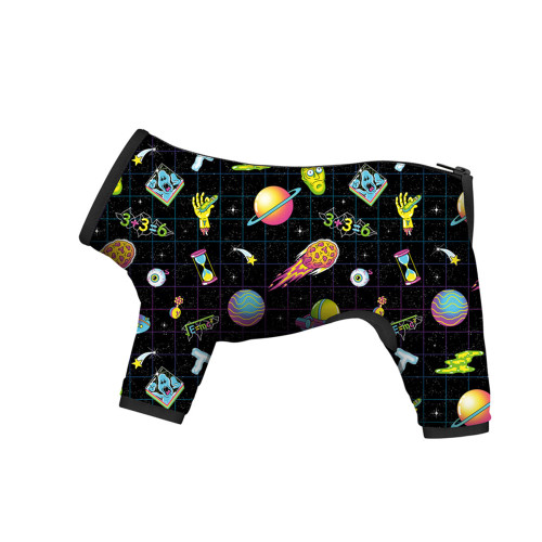 Дощовик Waudog Clothes для собак, малюнок "Рік і Морті 2", M47