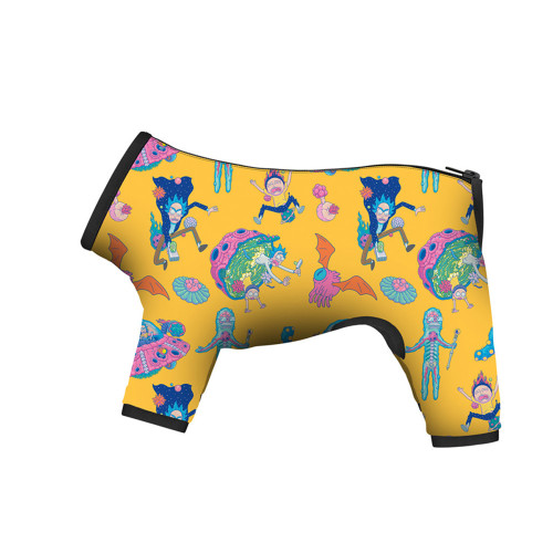 Дощовик Waudog Clothes для собак, малюнок "Рік і Морті 3", XS22