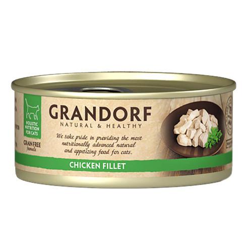 Консерви Grandorf Chicken Breast для котів, куряча грудка, 70 г
