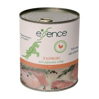 Вологий корм Essence для дорослих собак, з куркою, 800 г