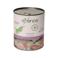 Вологий корм Essence для цуценят, з куркою, 800 г