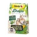 Ласощі GimBi дропси для гризунів, з травами, 50 г
