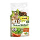 Ласощі GimBi Natural Delight для гризунів, трави з морквою, 100 г