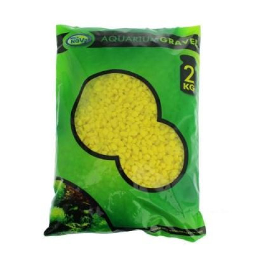 Грунт для акваріума Aqua Nova NCG-2 3-4 мм Yellow (WDB-022), 17 x 4 x 24 см