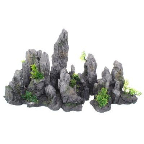 Декорація Yusee Готова композиція - Сіра гора 67x26x35см