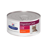 Влажный корм Hill’s Prescription Diet Canine I/D для кошек, при заболеваниях желудочно-кишечного тракта, с курицей, 156 г Влажный корм Hill’s Prescription Diet Canine I/D для кошек, при заболеваниях желудочно-кишечного тракта, с курицей, 156 г