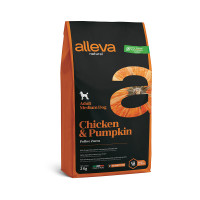 Сухий корм Alleva Natural Adult Chicken&Pumpkin Medium для середніх порід собак, курка та гарбуз, 2 кг