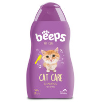 Шампунь Beeps Cat Care Shampoo для котів, з екстрактом вівсяних пластівців та ароматом винограду, 502 мл Шампунь Beeps Cat Care Shampoo для котів, з екстрактом вівсяних пластівців та ароматом винограду, 502 мл