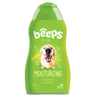Шампунь Beeps Moisturizing Shampoo для собак і котів, з алое вера та ароматом зеленого яблука, 502 мл Шампунь Beeps Moisturizing Shampoo для собак і котів, з алое вера та ароматом зеленого яблука, 502 мл